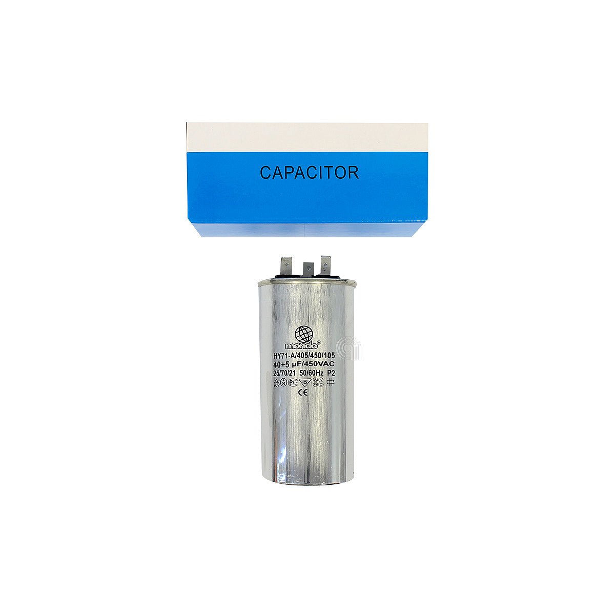 Recambio Condensador + 450V 40µF frigorífico Mondo 00230355