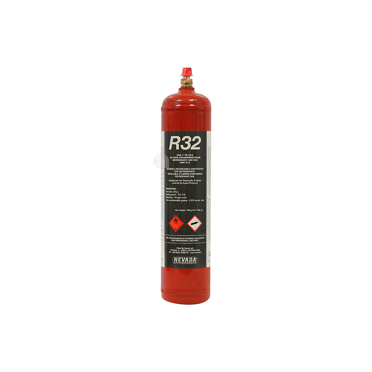 Cilindro de gas refrigerante universal R32