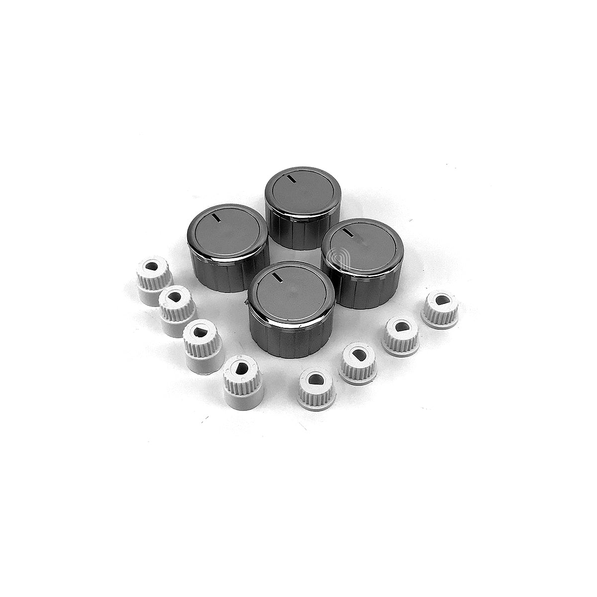 Juego de 5 pomos cromados para encimera Universale 00539103