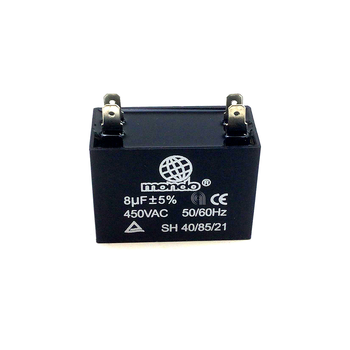 Condensador cúbico universal 8µF para lavadora Mondo 00230526