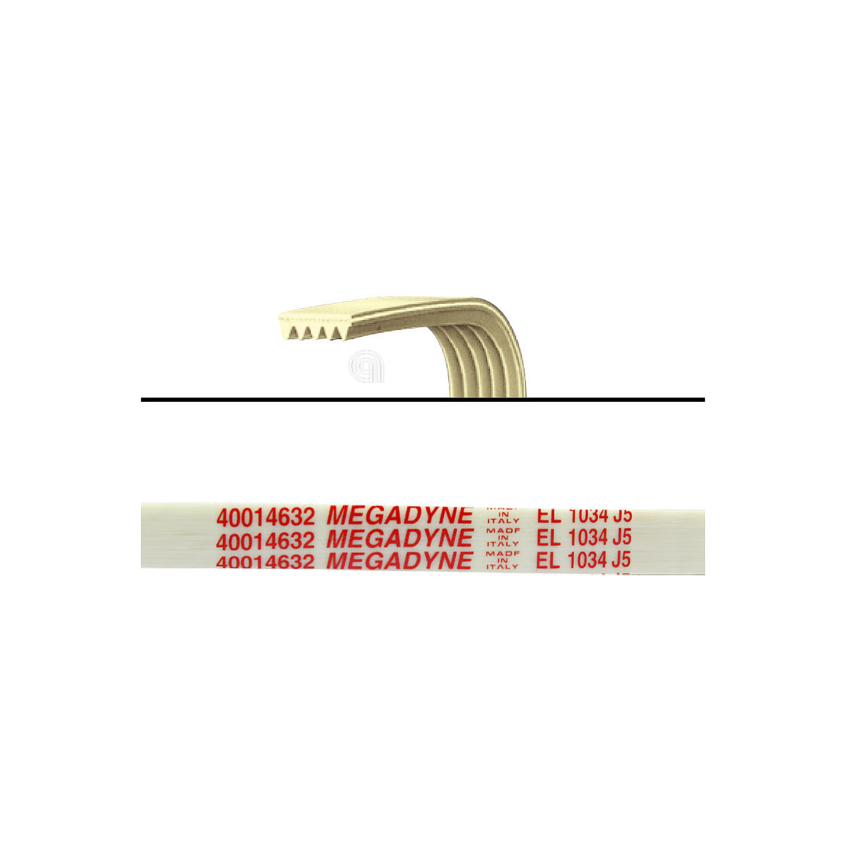 Correa de transmisión universal para lavadora J5 1034 40014632
