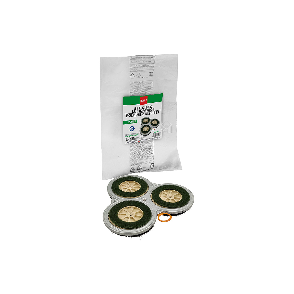 Discos pulidores aspiradora Mondo PL515