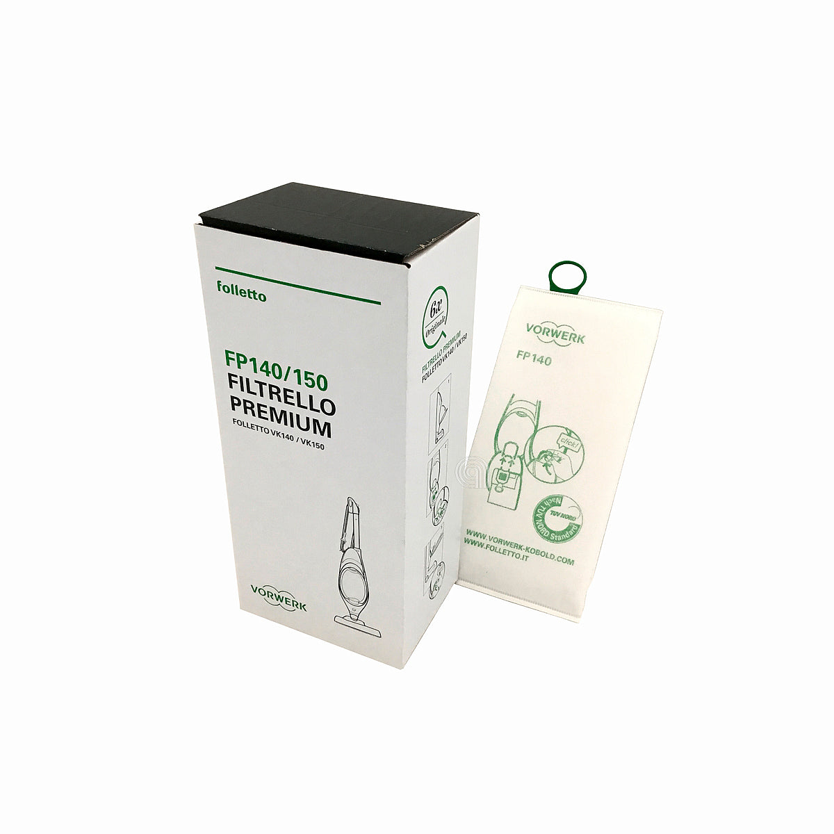 Recambio 6 bolsas folletto premium aspiradora Vorwerk 41432