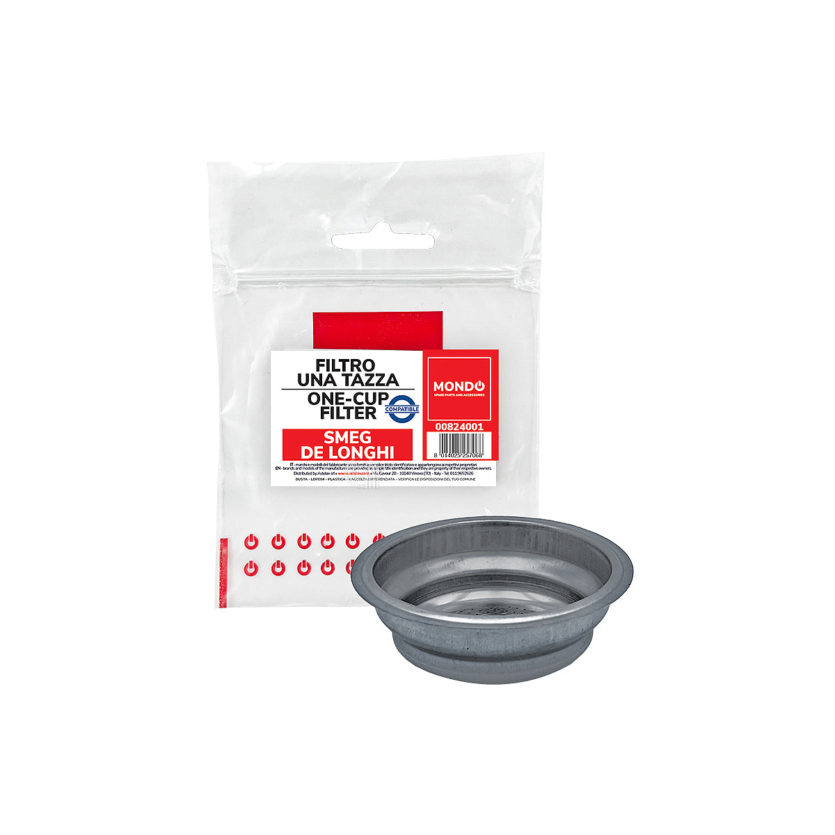 Filtro para una taza adaptable Mondo