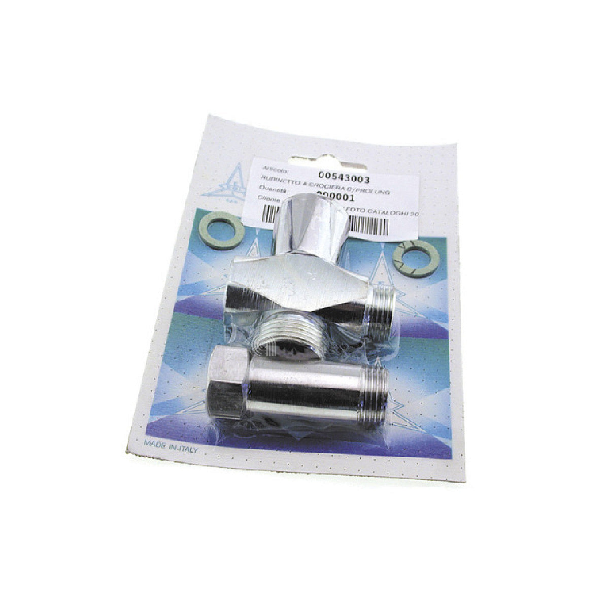 Grifo de cruceta con prolongador para lavadora Universale 00543003