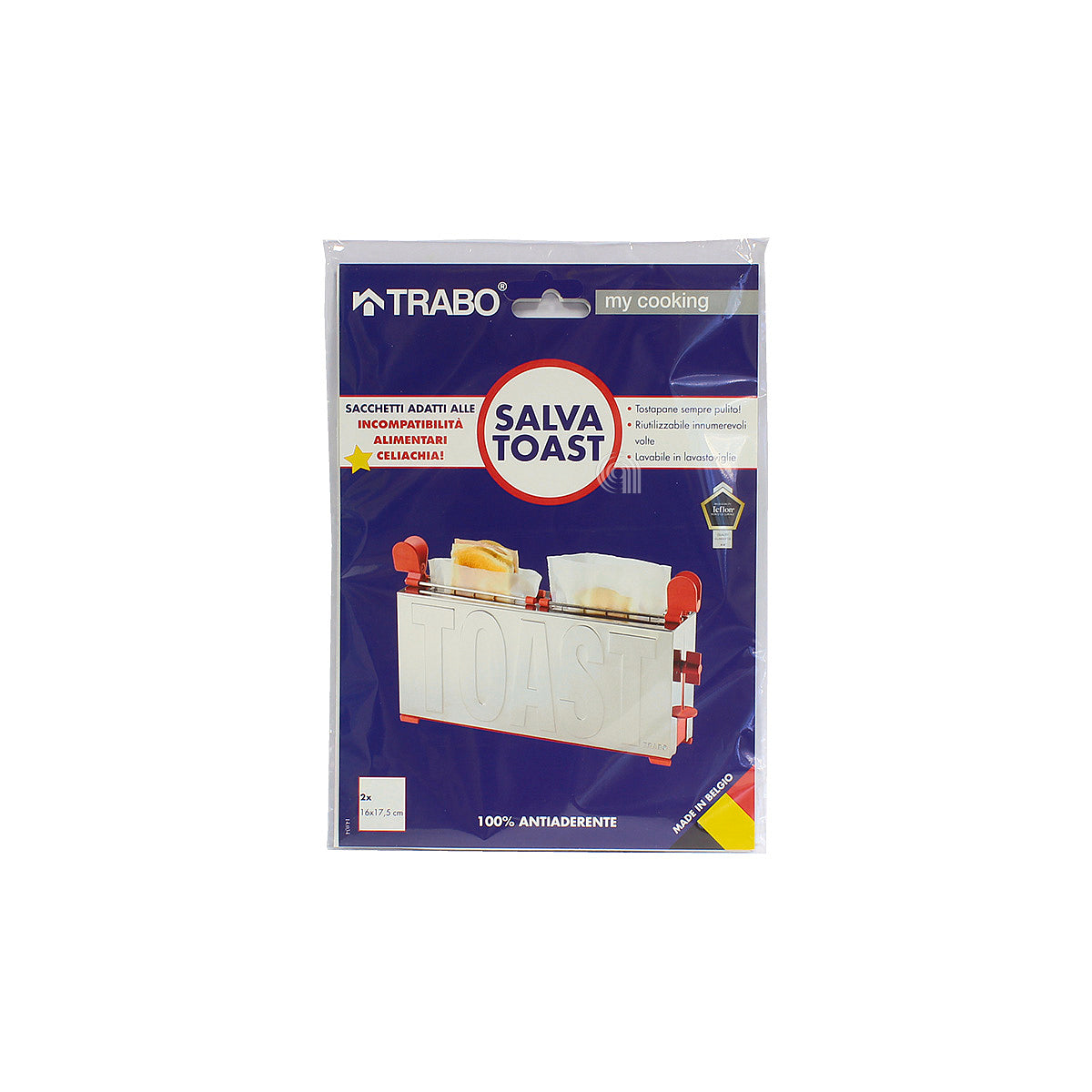Recambio 2 buste salvatoast 17X20 cm accesorios Trabo 55408056